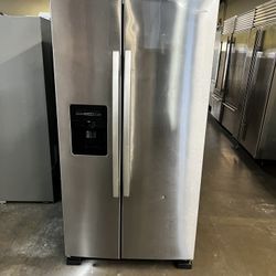 Amana Stainless Steel Side By Side Stainless Steel Refrigerator 
