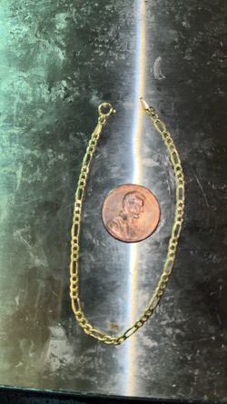 14KT bracelet SOLID milor Italy Figaro