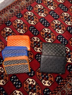 Goyard bag clutch orange