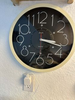 14” Retro Wall Clock - $20