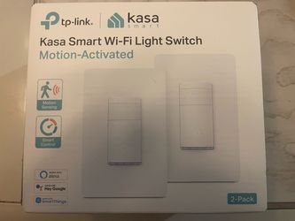 Kasa smart wi-fi light switch motion-activated