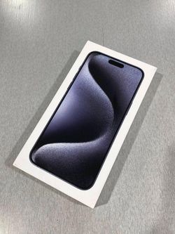 iPhone 15 Pro Max Unlocked 256GB Blue Titanium - New Sealed