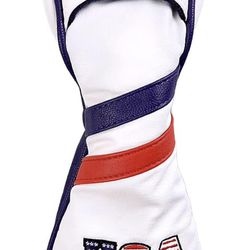 USA Golf Club Hybrid Headcover American Stars and Stripes Flag Synthetic Leather Patriotic Head Covers Protector