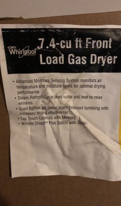 Gas dryer Whirlpool