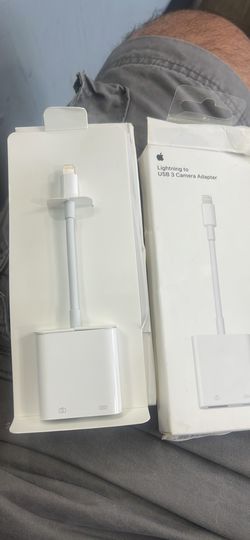 Apple Lightning to USB 3 Camera Adapter, White