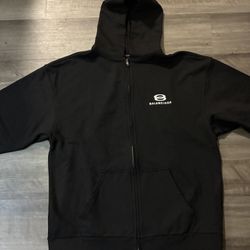 Balenciaga double zipper zip up 
