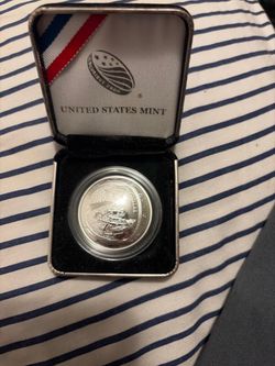 2019 American Innovation Silver Dollar – Apollo 11 / Space Proof Coin in Display Case