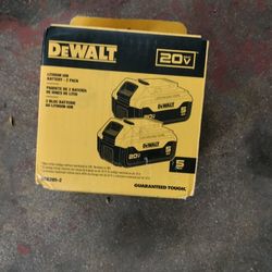 Brand New DeWalt Batteries 20 Volts