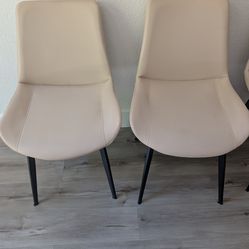 8 leather dining chairs