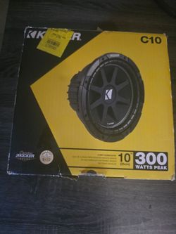 KICKER C10 SUBWOOFER 300W