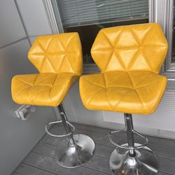 Yellow Bar Stool Chairs 