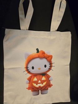 Hello Kitty Halloween Canvas Tote
