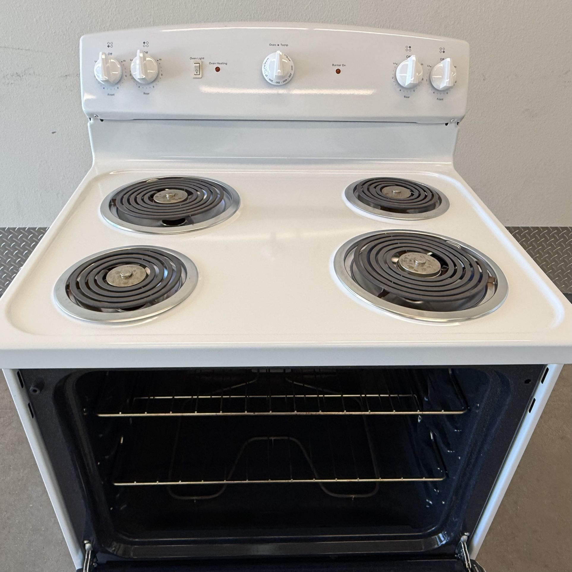 GE electric stove, and oven delivery available Appliances