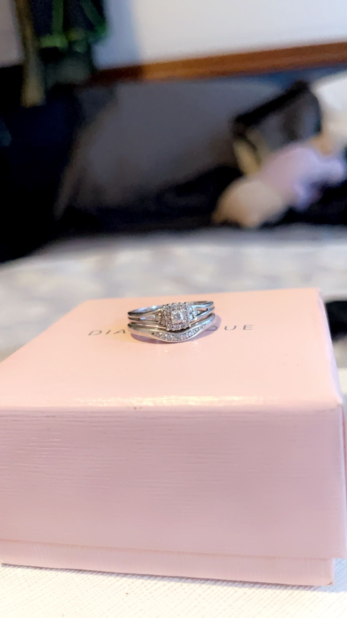 Engagement Ring With Wrap