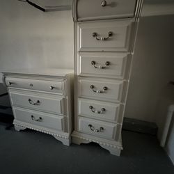 Inside Of The White Dressers 