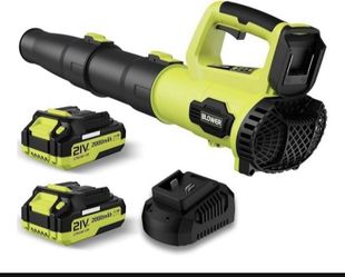 Leaf Blower Cordless Comes With 2 Batteries! Brand New 