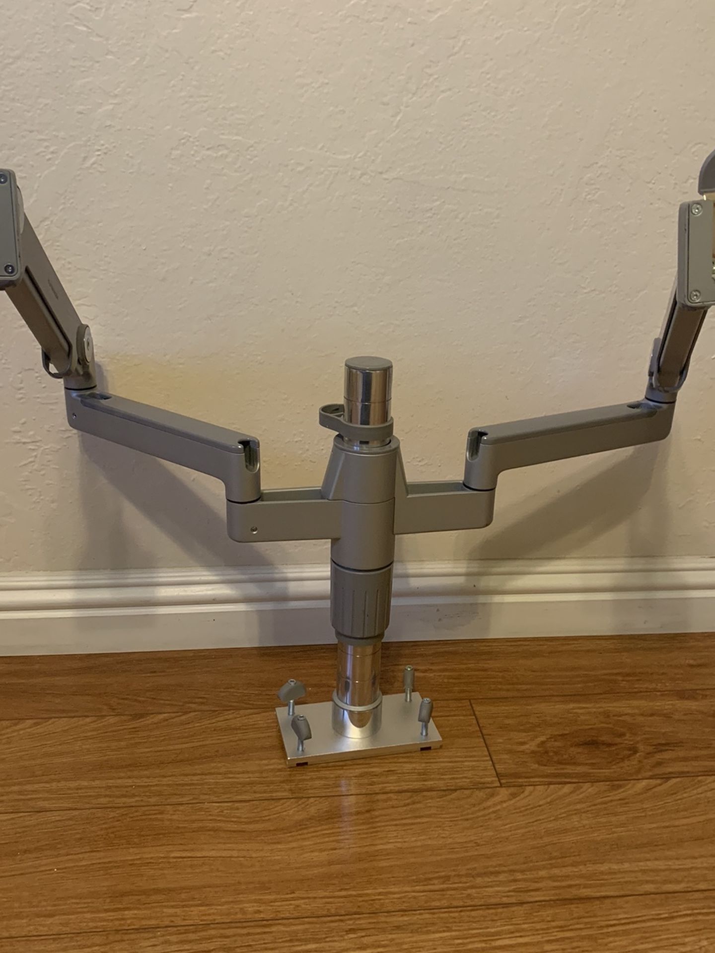 Human Scale Dual Arms Monitor Stand