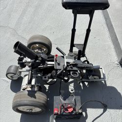 Cart Tek Electric Golf Cart w/ Remote, Chair and Umbrella Holder