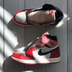 Jordan 1 Retro High OG Spider-Man Across the Spider-Verse Size 7 Men