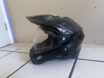 Black Dual Sport AFX Motorcycle Helmet