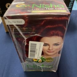 3 Boxes Of Nisha Crème Hair Color - Flame Red