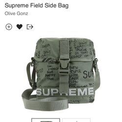 Supreme Field Side Bag Olive 