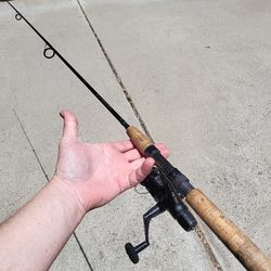 Trout Season.  Pole And Reel 