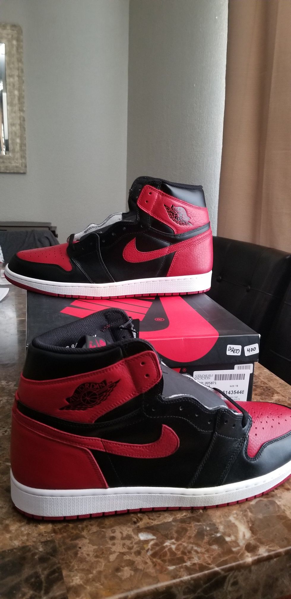 Air jordan 1 Retro Bred/ Banned. (2016) size 16. Brand new with tags and box. Serious inquiries only. Dead stock. Please read the entire post .
