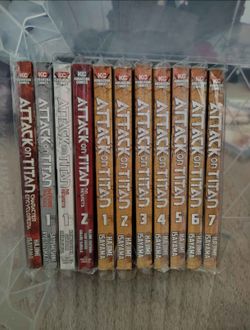 Attack on Titan Manga Bundle (Vol 1–7 + Extras)