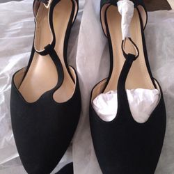 Dream pairs Black Flats Size 12