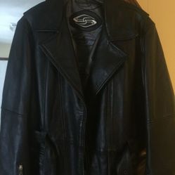 Women's leather jacket