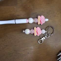Keychain And Pen Set