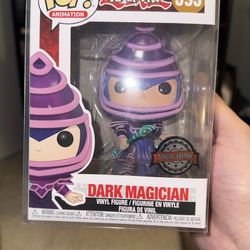 Funko Pop! Yu-Gi-Oh Dark Magician #595 Hot Topic Special Edition