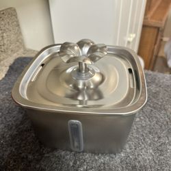  Veken Stainless Steel Pet Fountain 