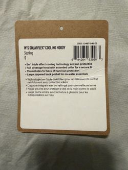 Women’s solarflex cooling hoody small