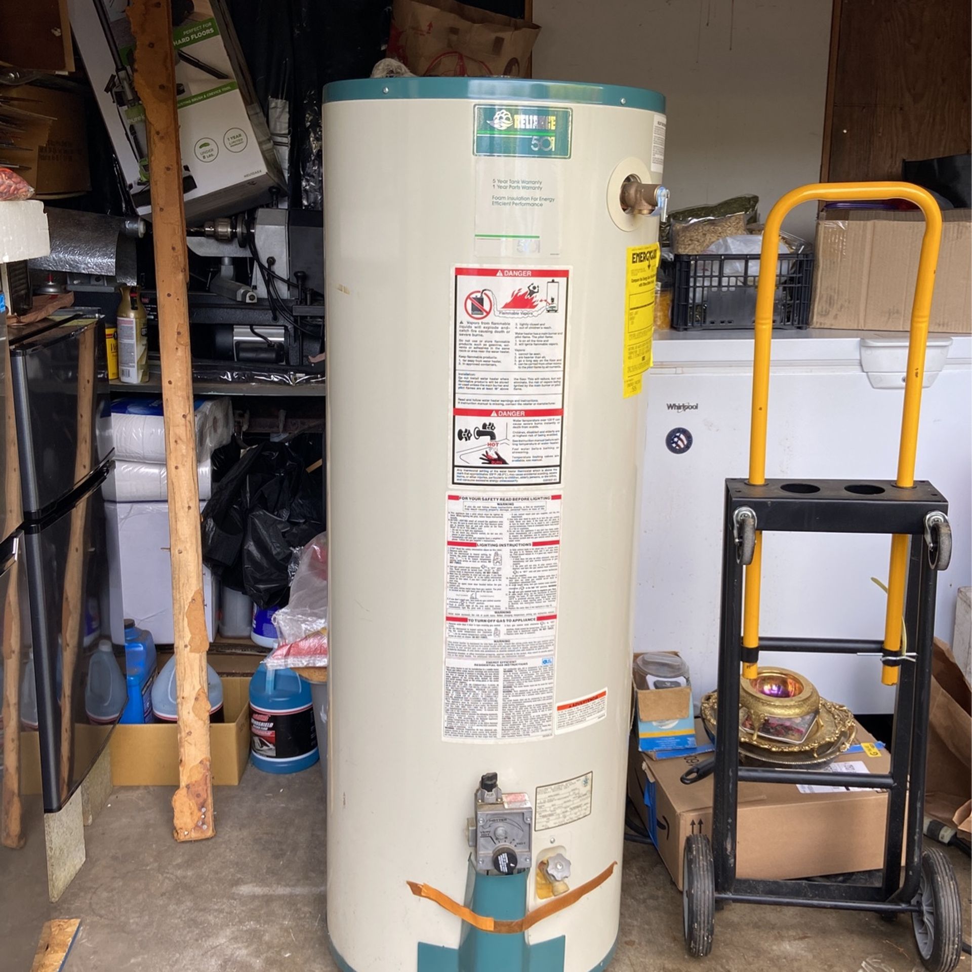 Reliance Bill Reliance No Hot Water HOT Reliance 501 Gas Water Heater