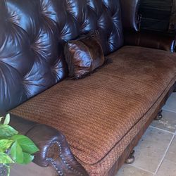Leather And Cow Hide -High End Paul Robert Sofa 