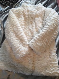 Girls Fuzzy Coat