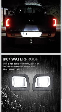 Led License Plate Light For 2003 / 2018 Ram