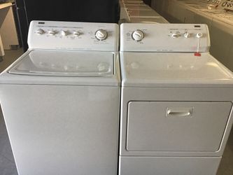 Kenmore Elite heavy duty washer and dryer set. 1 year warranty