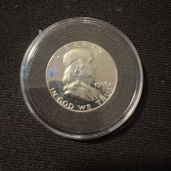 Proof 1963 Ben Franklin Silver Half 