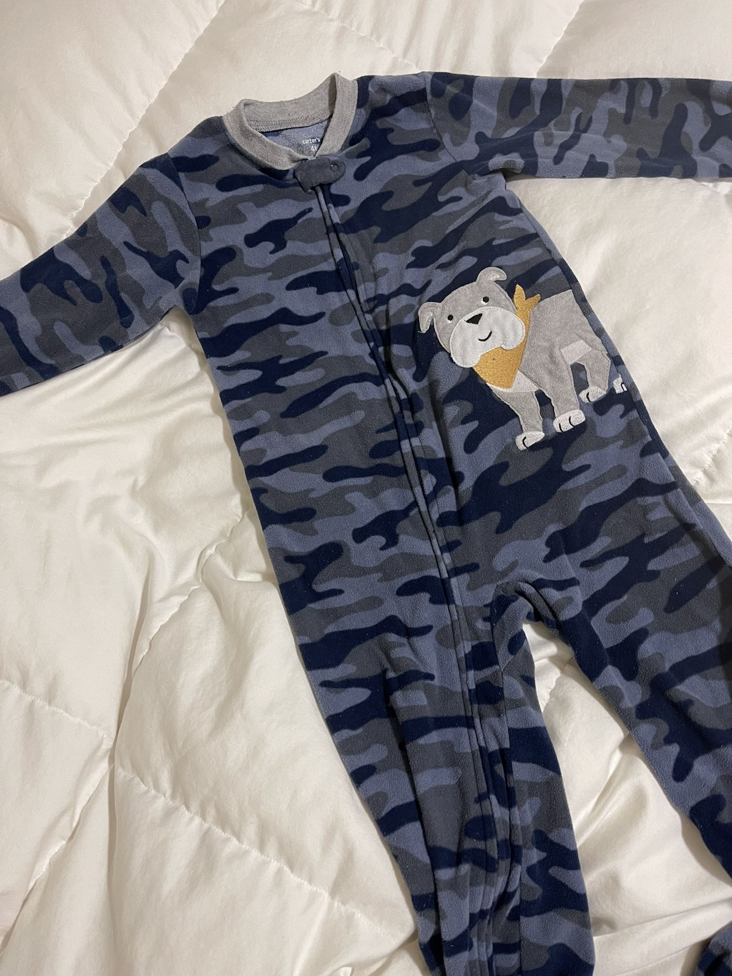 Carter’s 1 Piece Fleece Pajama Boy Size 4T