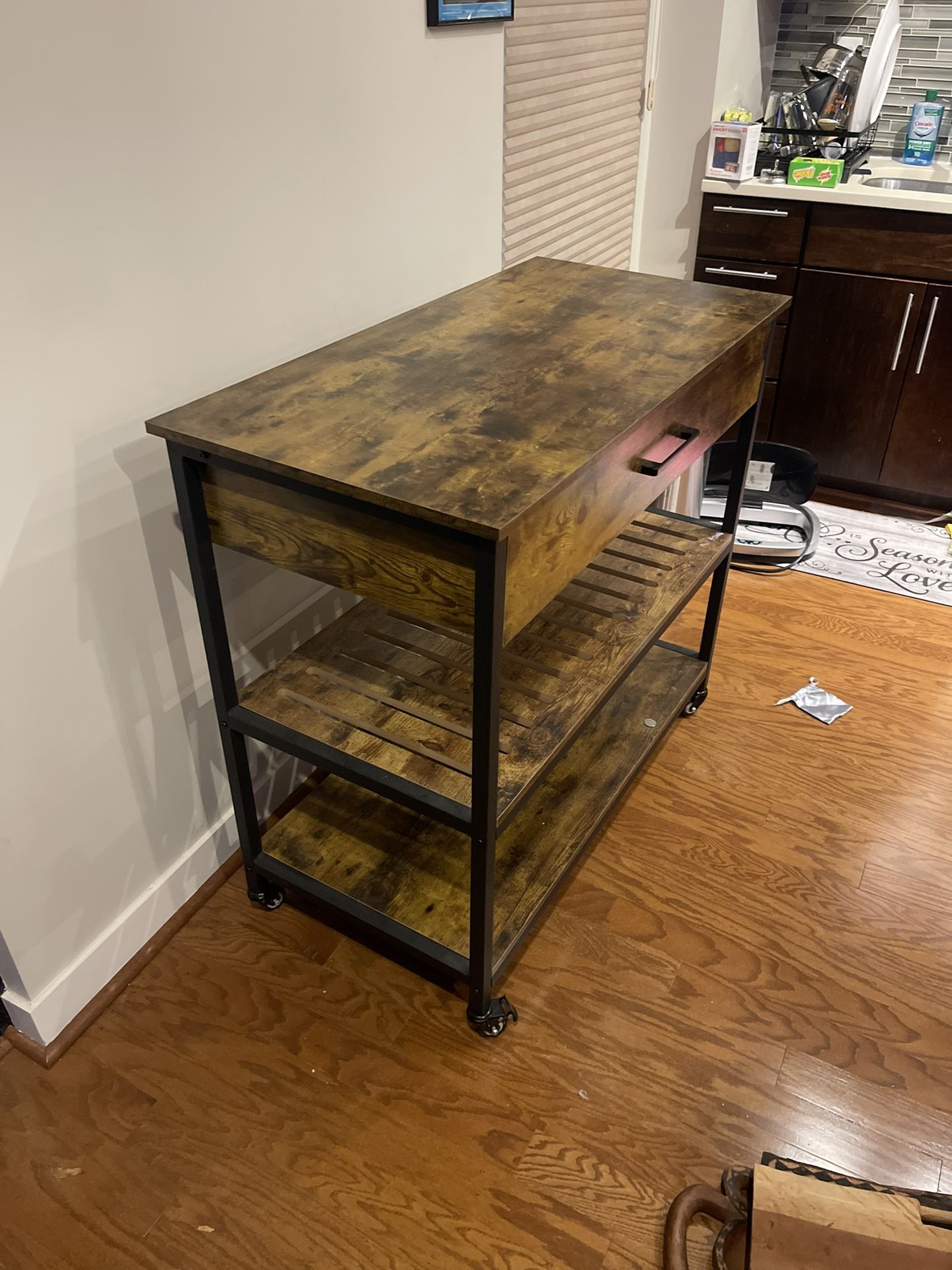 Kitchen Island/Table With Storage