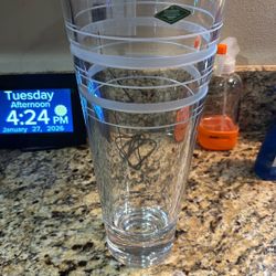 Shannon Crystal Ireland 14” Tall Art Deco Vase Heavy