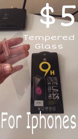 Tempered glass for iphones 6&7's
