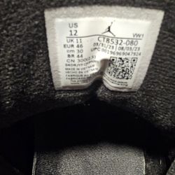 Jordan 3 Fear Size 12 