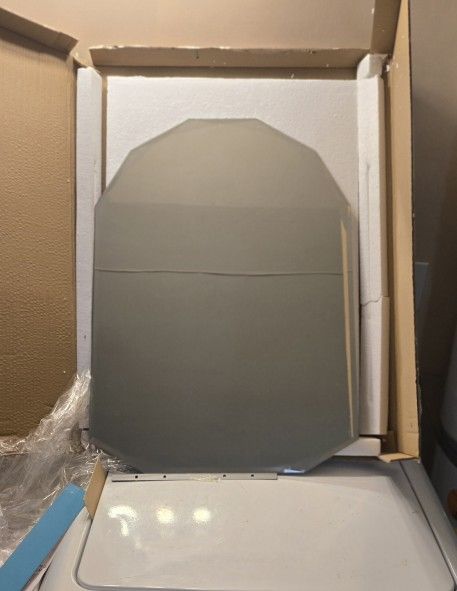 Mirror For Bathroom Without Frame, New.