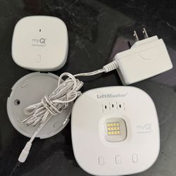 Liftmaster myQ Smart Garage Control - Wireless Garage Hub and Sensor with WiFi & Bluetooth - Smartphone Controlled, 821LMC-S, White