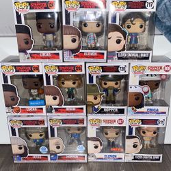 Stranger Things Funko Pop Lot 