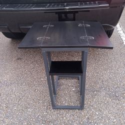 Black Wood Desk For Couch Or Bedside ...